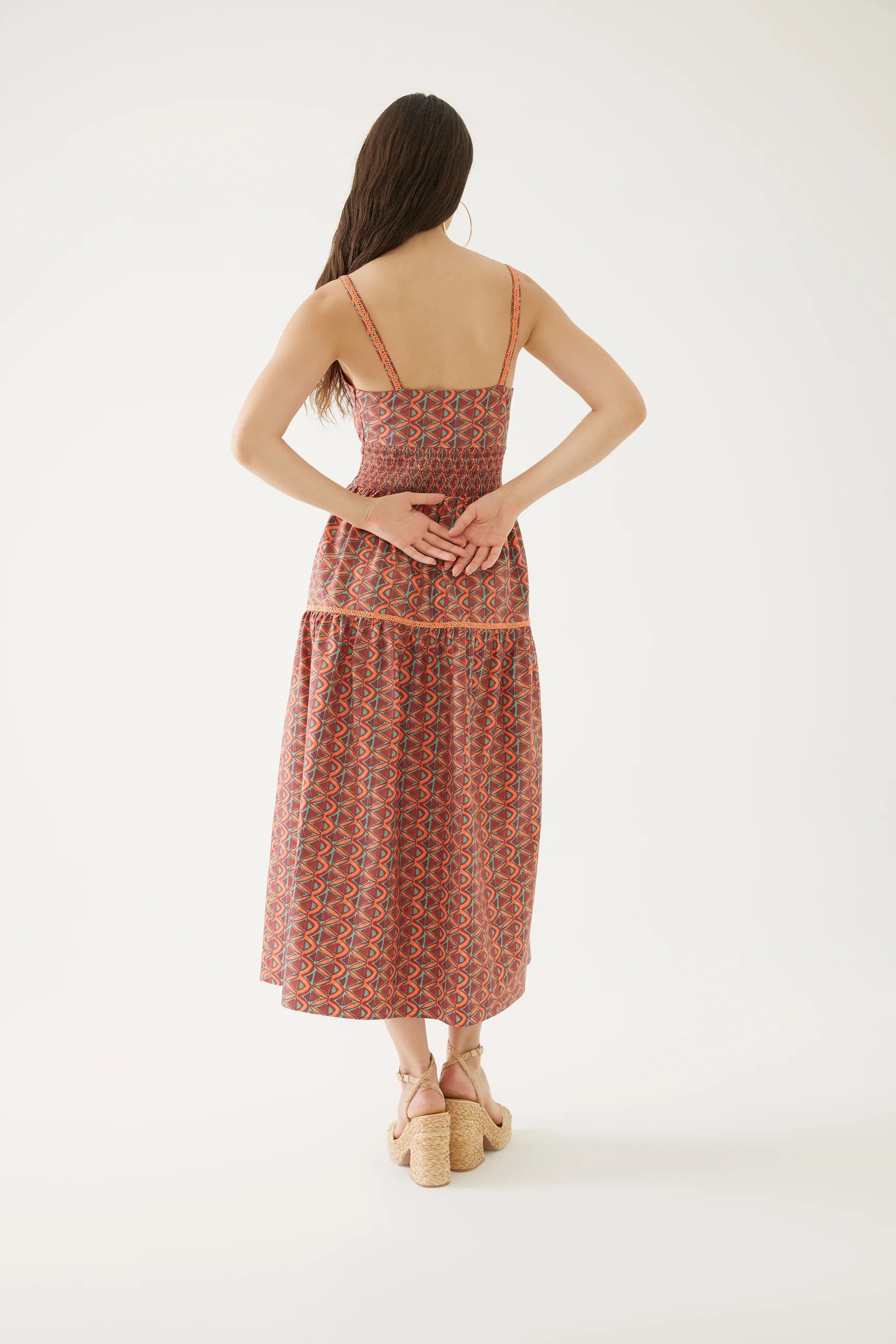 Julia Strappy Midi Summer Dress